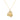 01-039-YG Golden South Sea Pearl & Diamond Céleste Voile Pendant