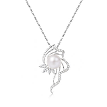 01-043-WG White Freshwater Pearl | Ophelis Pendant