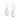 12mm White Baroque Freshwater Pearl Drop Earrings