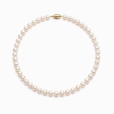 10.0-11.0mm White Freshwater Pearl Necklace
