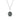 12-13mm dark Tahitian pearl Ébonara pendant