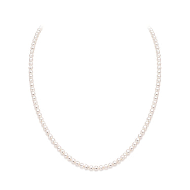 3-4mm White Freshwater Pearl Necklace
