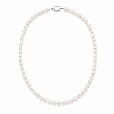 6-7mm White Freshwater Pearl Necklace