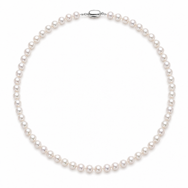 7-8mm White Freshwater Pearl Necklace