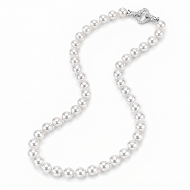 8.5-9mm White Japanese Akoya Pearl Necklace