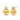 Golden South Sea Pearl & Diamond Solevia Earrings