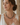 model wearing dark Tahitian baroque pearl necklace