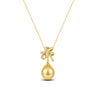01-037-YG Golden South Sea Pearl | Celeste Knot Pendant
