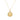 01-044-YG Golden South Sea Pearl | Solaris Halo Pendant