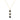 Black Tahitian Circled Pearl Triple Drop Pendant with yellow gold chain