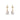 White Freshwater Pearl & Diamond Faylure Earrings