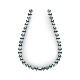 10.0-12.0mm Black Tahitian Pearl Necklace