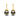 10-11mm Tahitian pearl drop earrings with green overtones