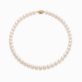 10-11mm White Freshwater Pearl Necklace