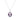 10mm Lavender Freshwater Pearl & Diamond Vespera Pendant in 18K White Gold 
