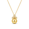 11-12mm Golden South Sea Pearl Florélia Pendant