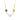 11-12mm Tahitian White and Golden South Sea trio pearl pendant