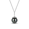 12-13mm dark Tahitian pearl Ébonara pendant