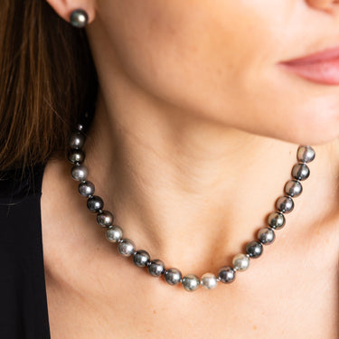 13.0-15.0mm Tahitian Pearl Necklace - Necklace