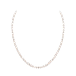 3-4mm White Freshwater Pearl Necklace