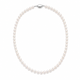 6-7mm White Freshwater Pearl Necklace