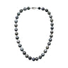 8-10mm dark Tahitian baroque pearl necklace