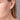 Close-up of 10-10.5mm Black Tahitian Pearl Fish Hook Earrings