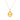 Golden South Sea Pearl & Diamond Aurestra Pendant in 18K Yellow Gold