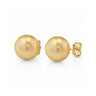 Golden South Sea Pearl Stud Earrings