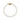 Mixed Size 6.0mm & 8.0mm White Freshwater Pearl Bracelet with Yellow Clasp