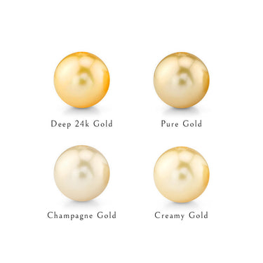 Loose Round Golden South Sea Pearl - DE BLANCAS