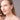 model wearing 10-10.5mm Black Tahitian Pearl Fish Hook Earrings