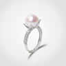 White Freshwater Pearl | Crownelle Ring = DE BLANCAS